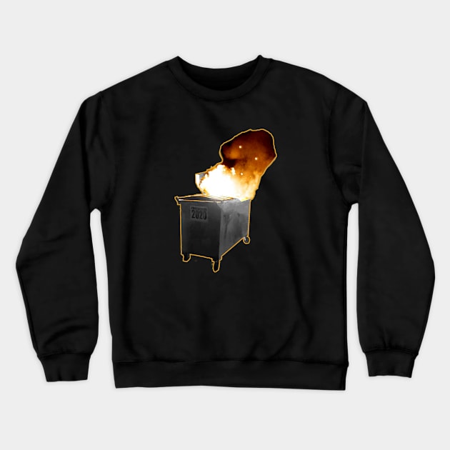 2020 Dumpster Fire - Lighting the Way Crewneck Sweatshirt by Glass Jaw Shirts